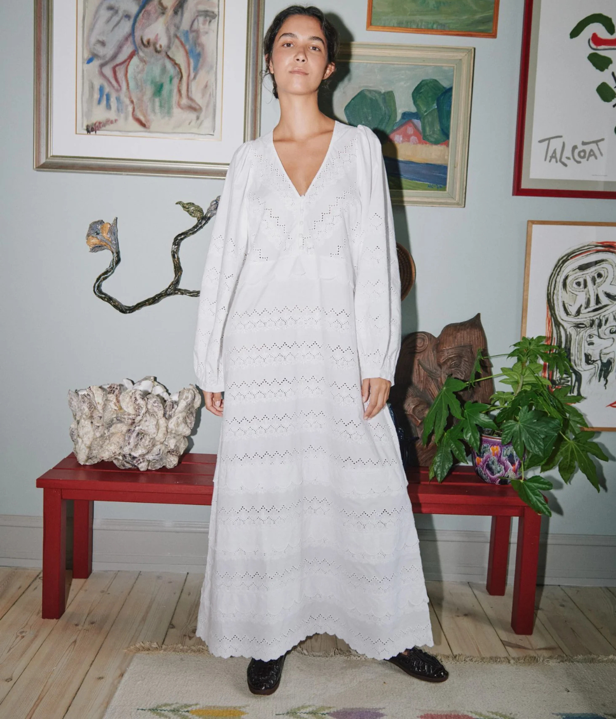 Annie Dress In White