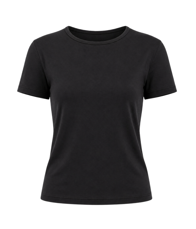 Sea Island T-Shirt in BLACK