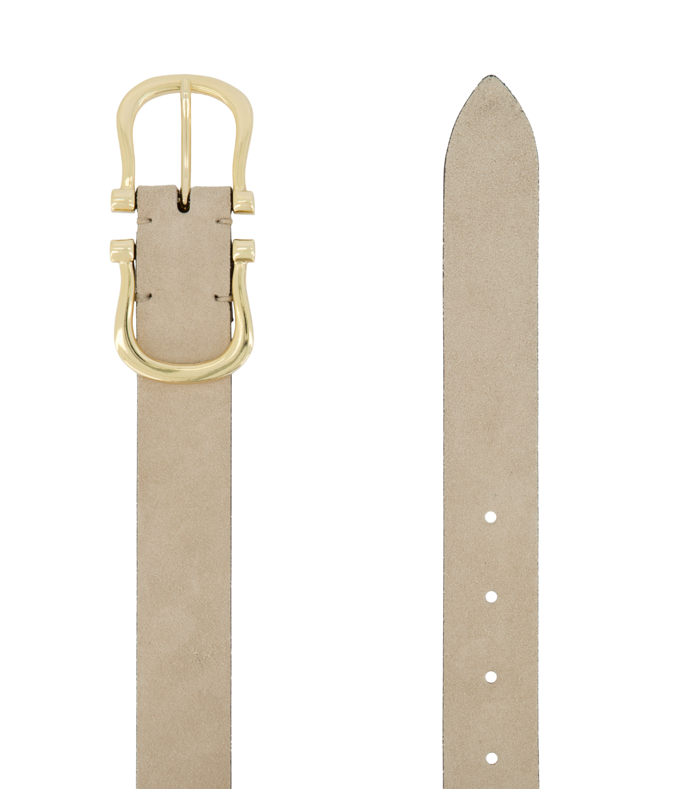 Baby Gold Nicky X Belt in Natural