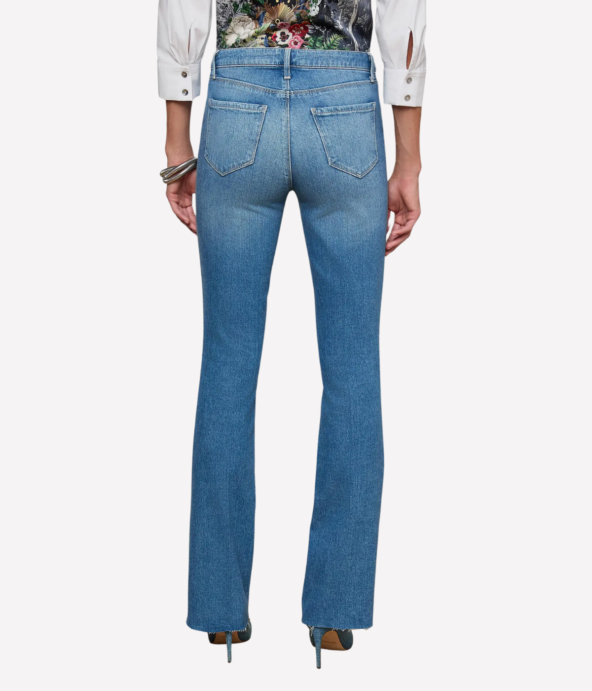 Ruth H/R Straight Leg Jean in KONA