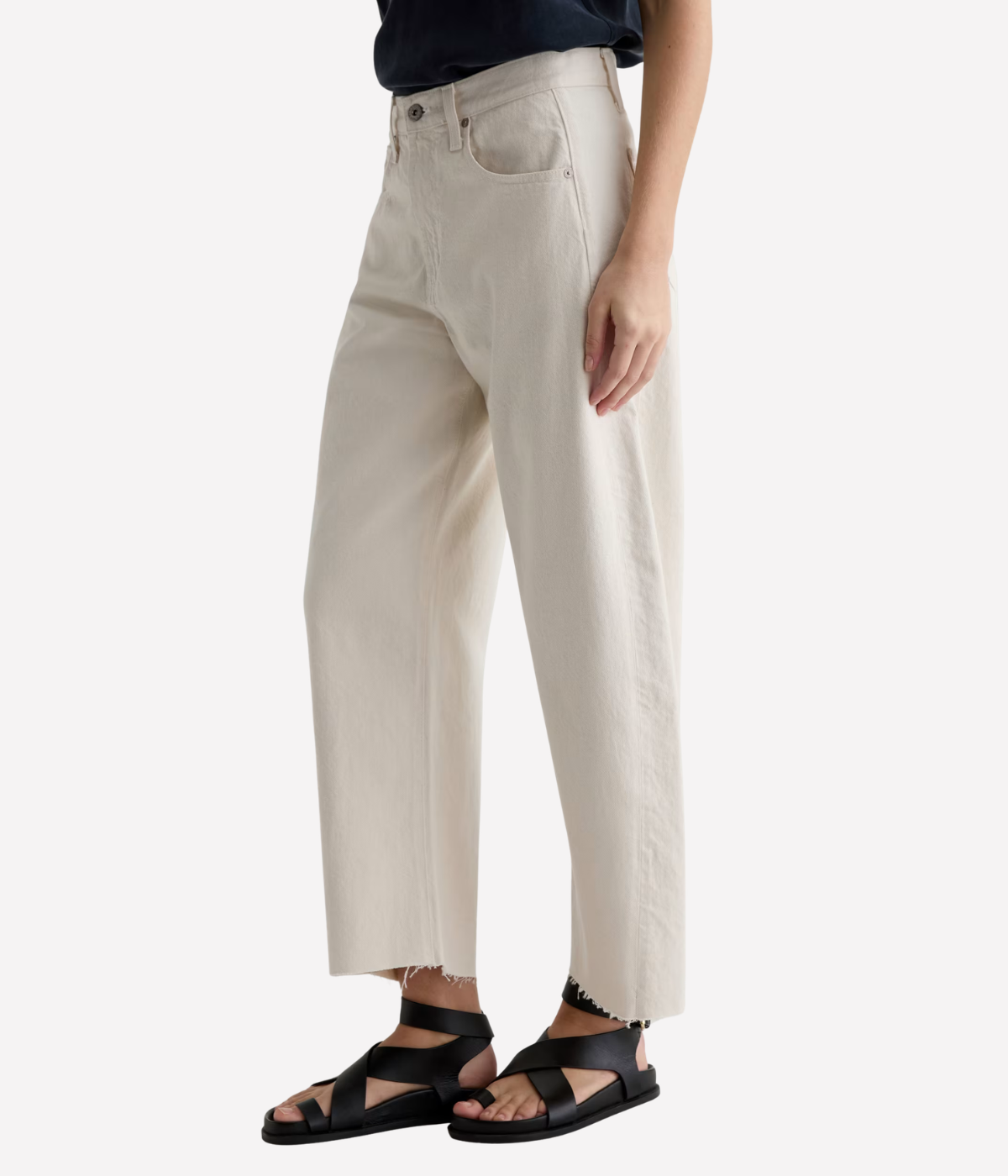 Hattie Crop Jean in Opal Stone