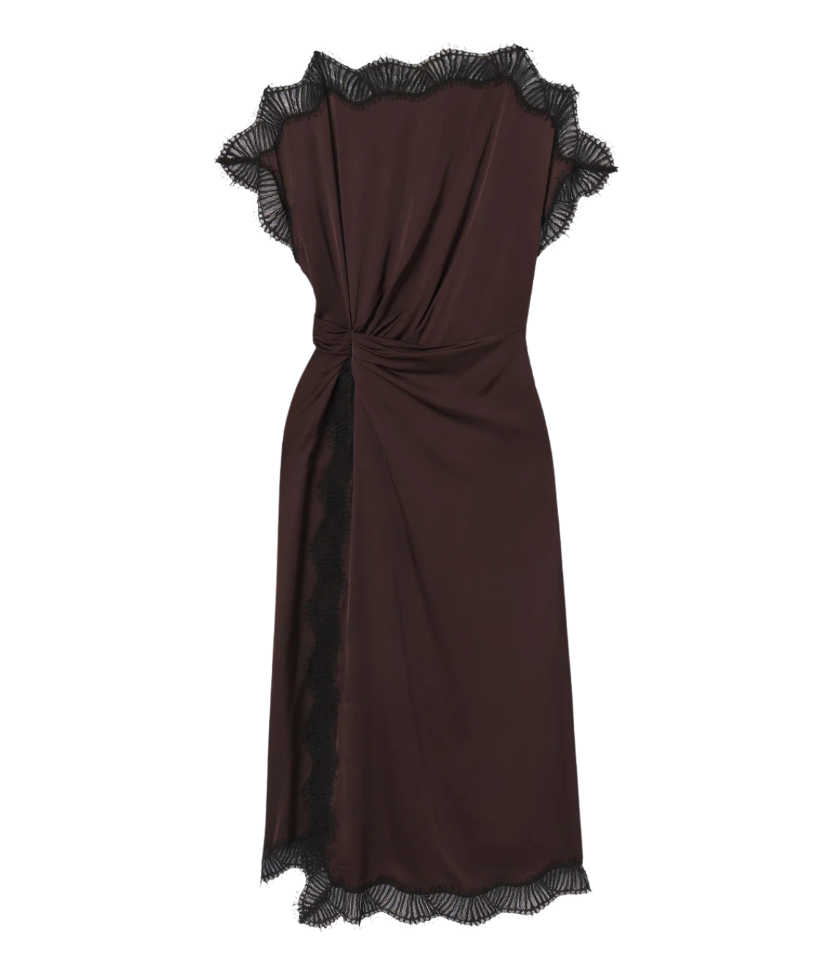 Luna Dress in Cocoa Black