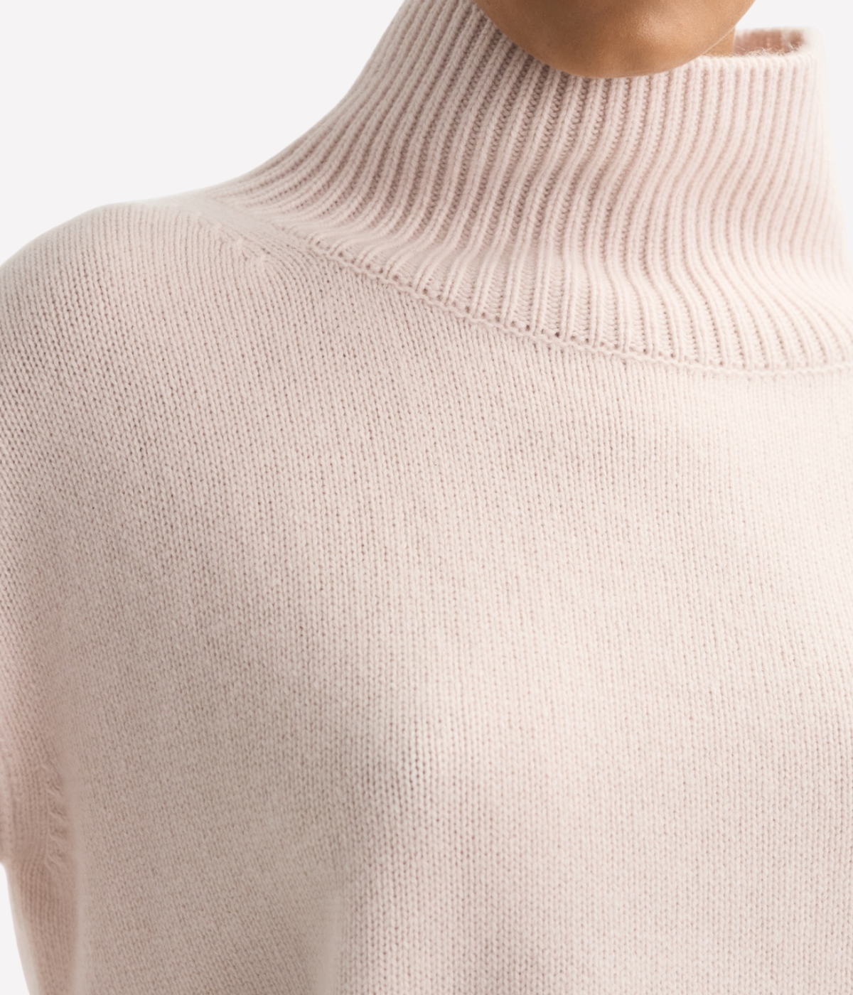 Boyfriend Turtleneck in Powder
