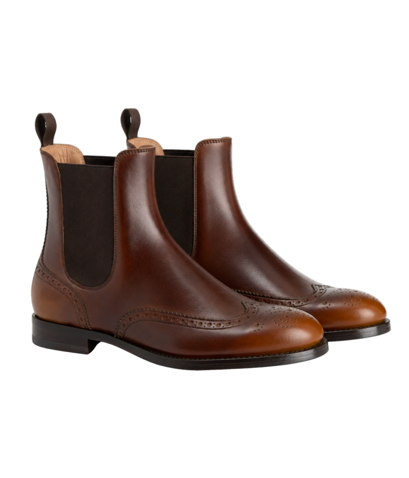 Delia Boot In Dark Brown