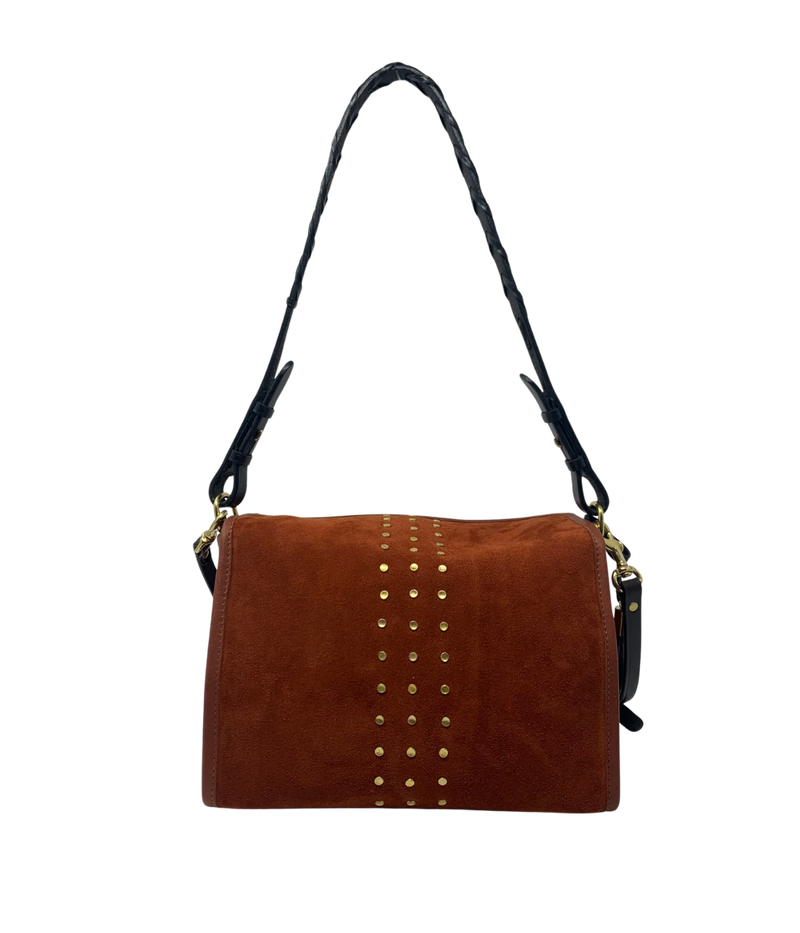Ella Bag Small Stud In Rust