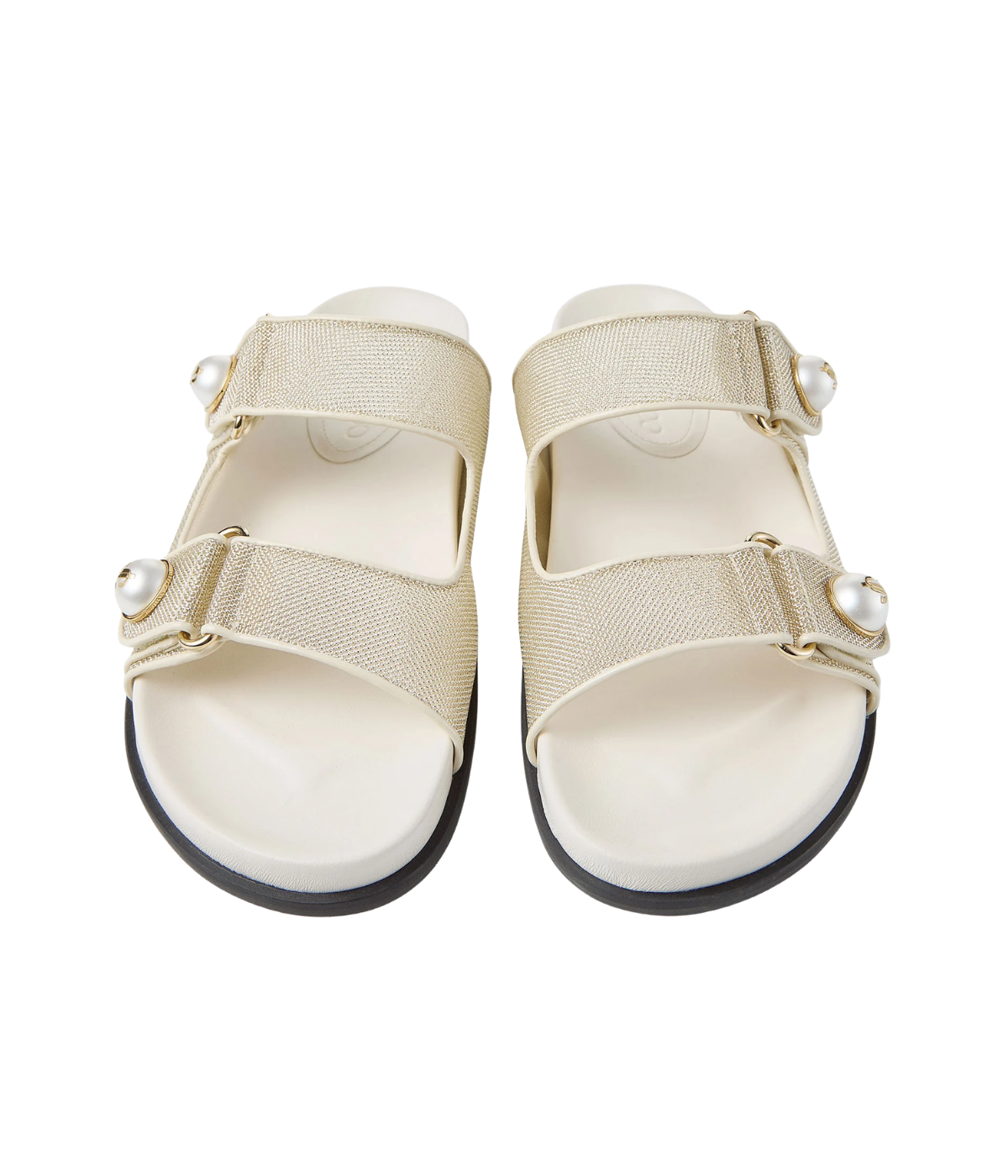 Fayence Sandal In Champagne Latte