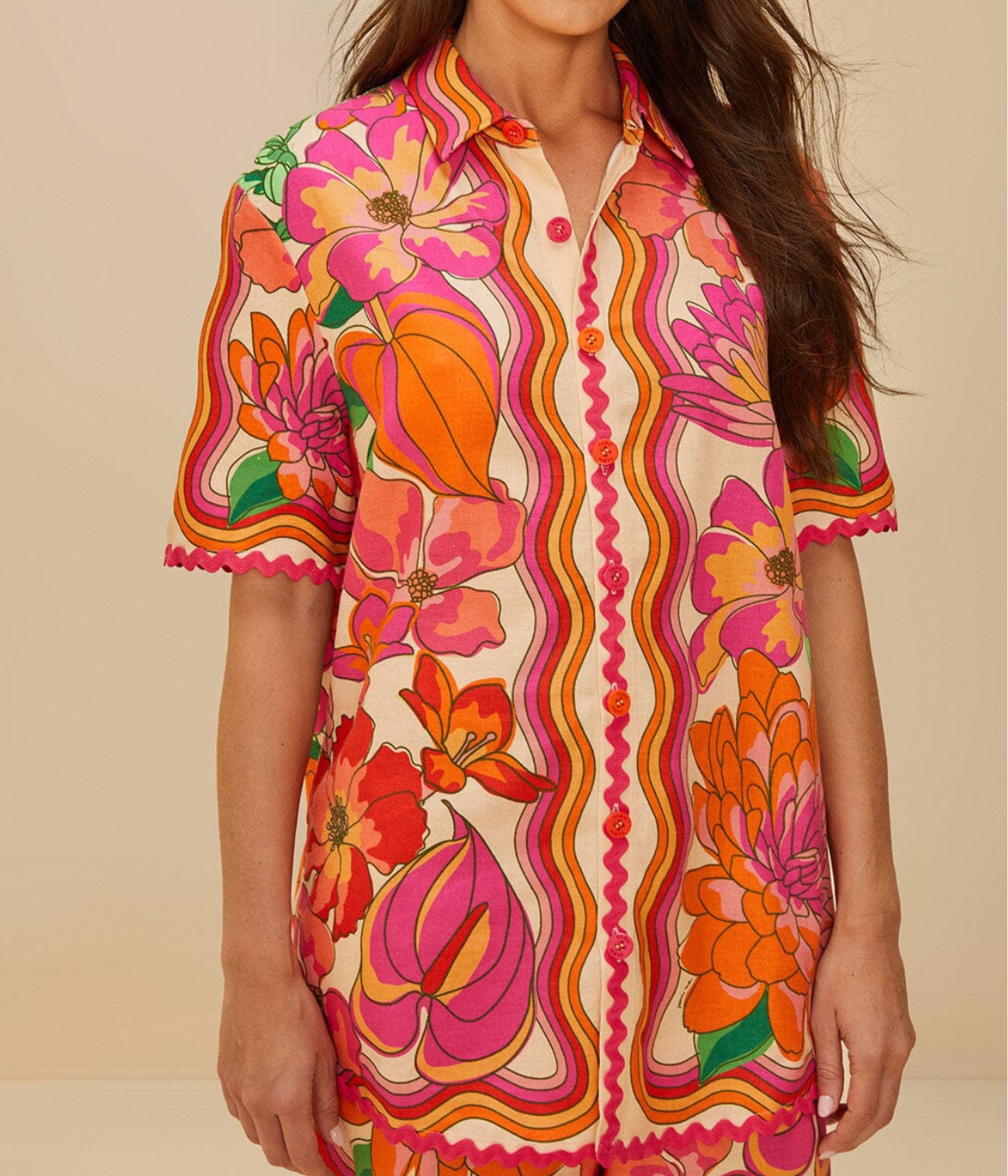 Spring Affair Shirt in Beige