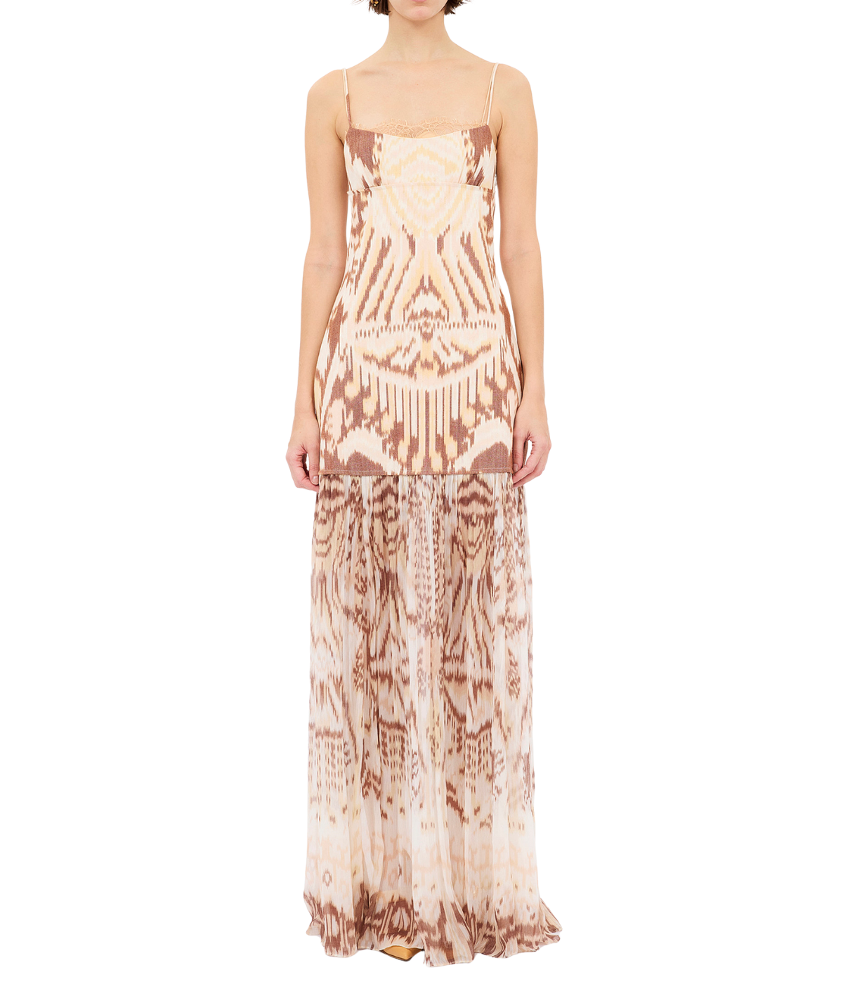Marisol Drop Waist Gown in Moonstone