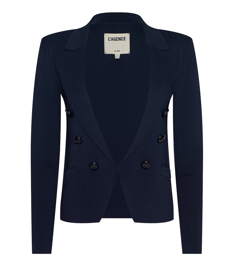 Mercer Knit Blazer In Midnight