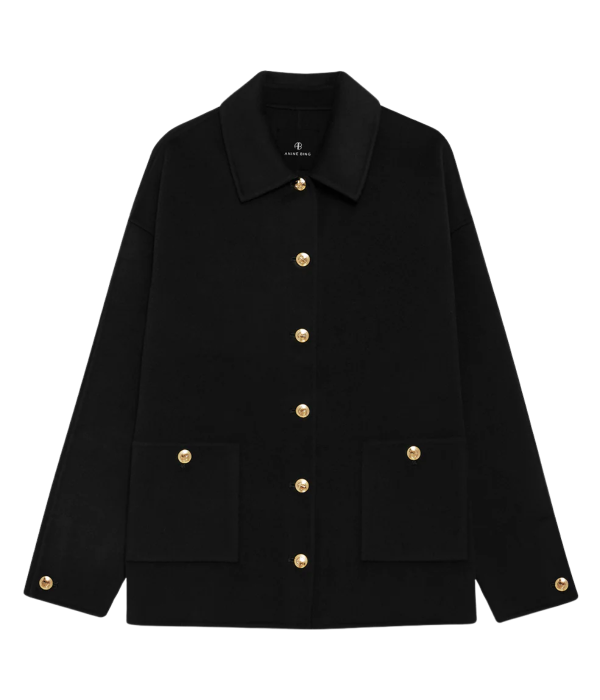 Luca Jacket in Black Cashmere Blend