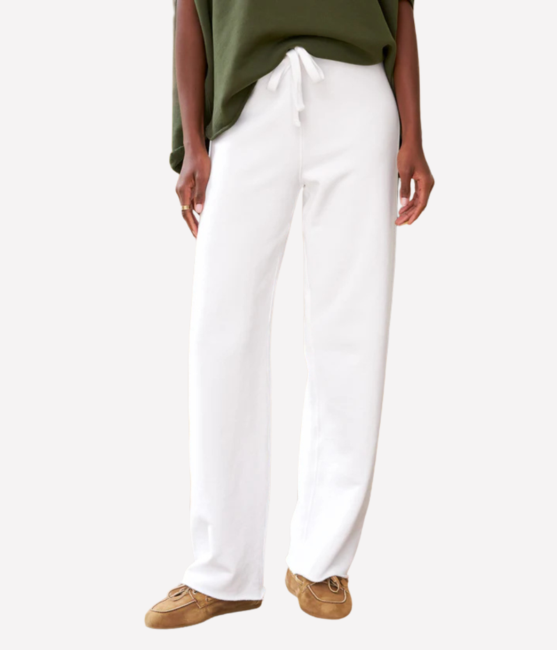 Catherine 29" Favorite Sweatpant in White