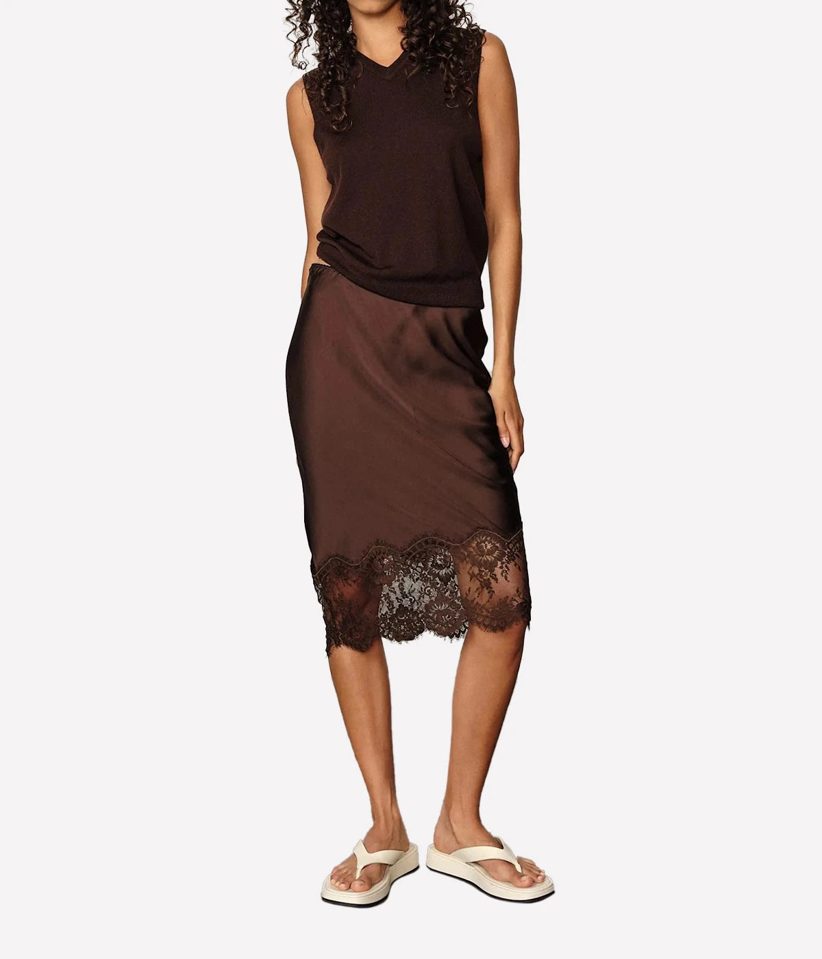 Herbert Skirt In Java Brown