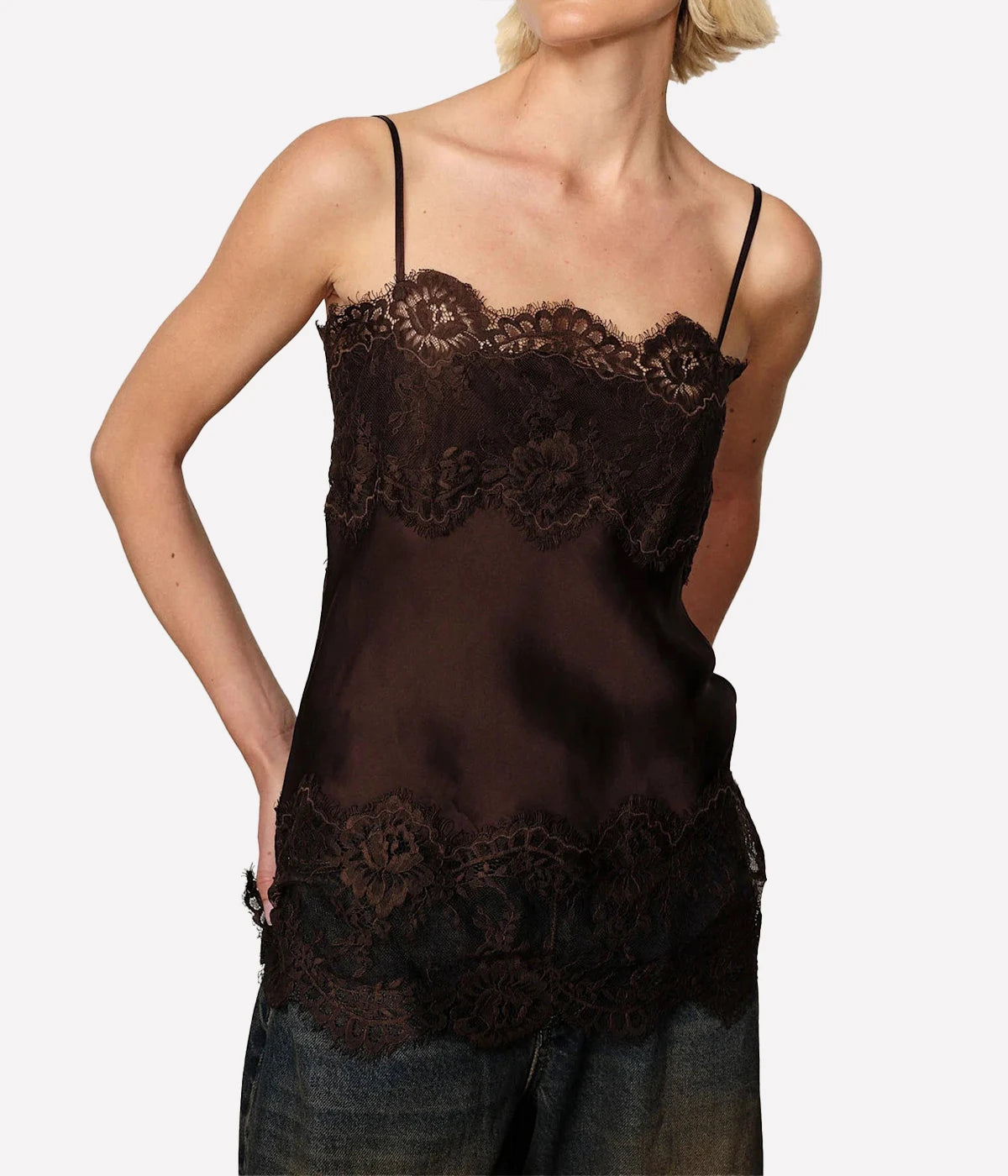 Linnea Top In Java Brown