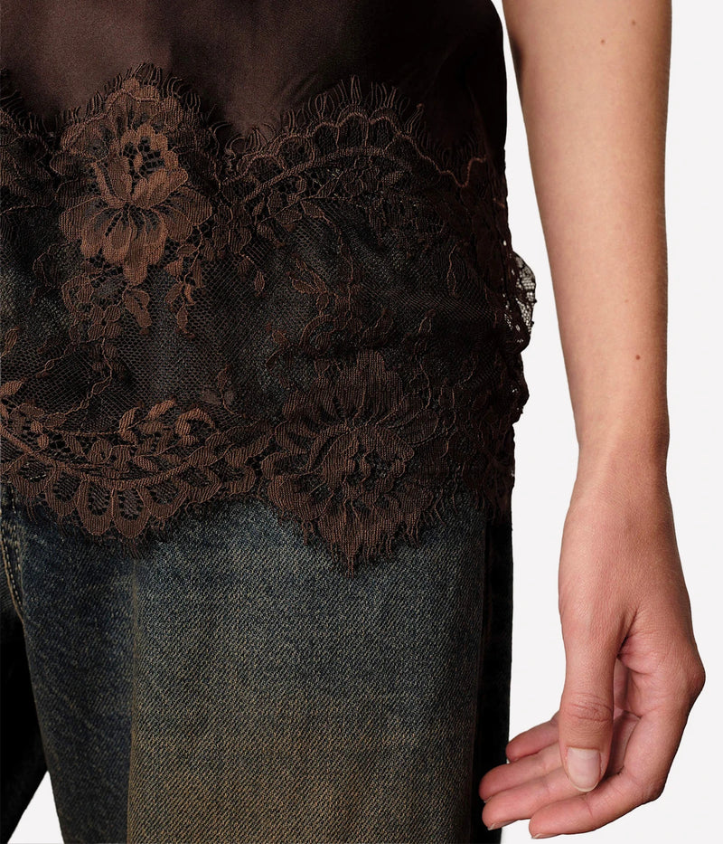 Linnea Top In Java Brown