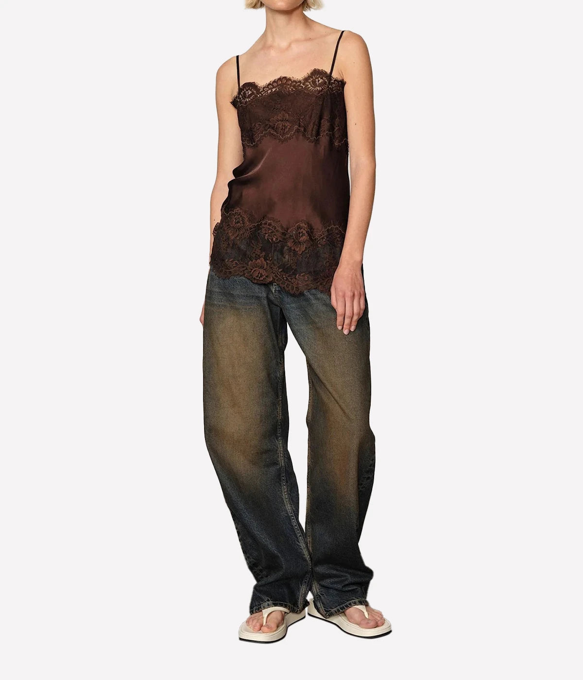 Linnea Top In Java Brown