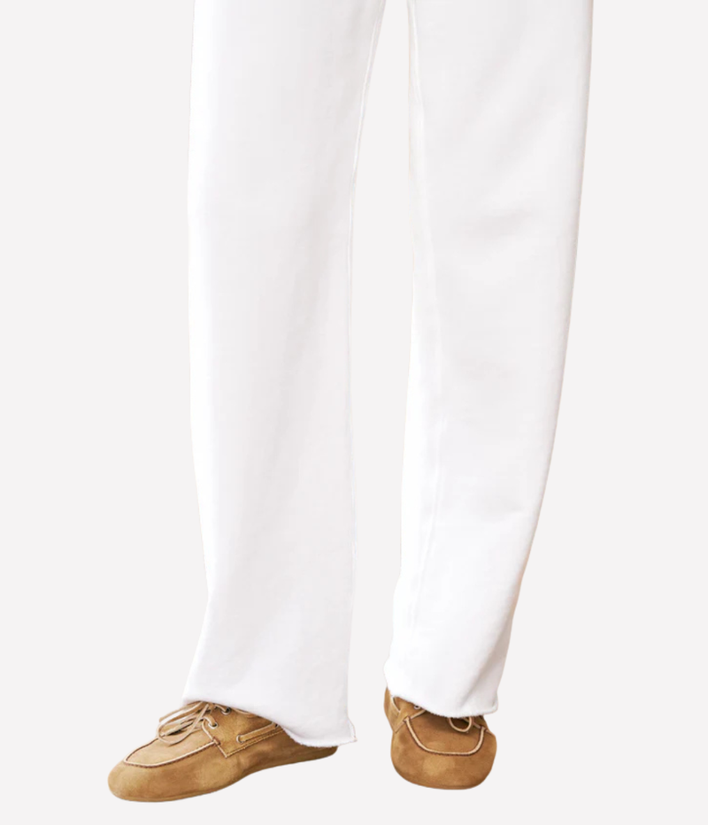 Catherine 29" Favorite Sweatpant in White