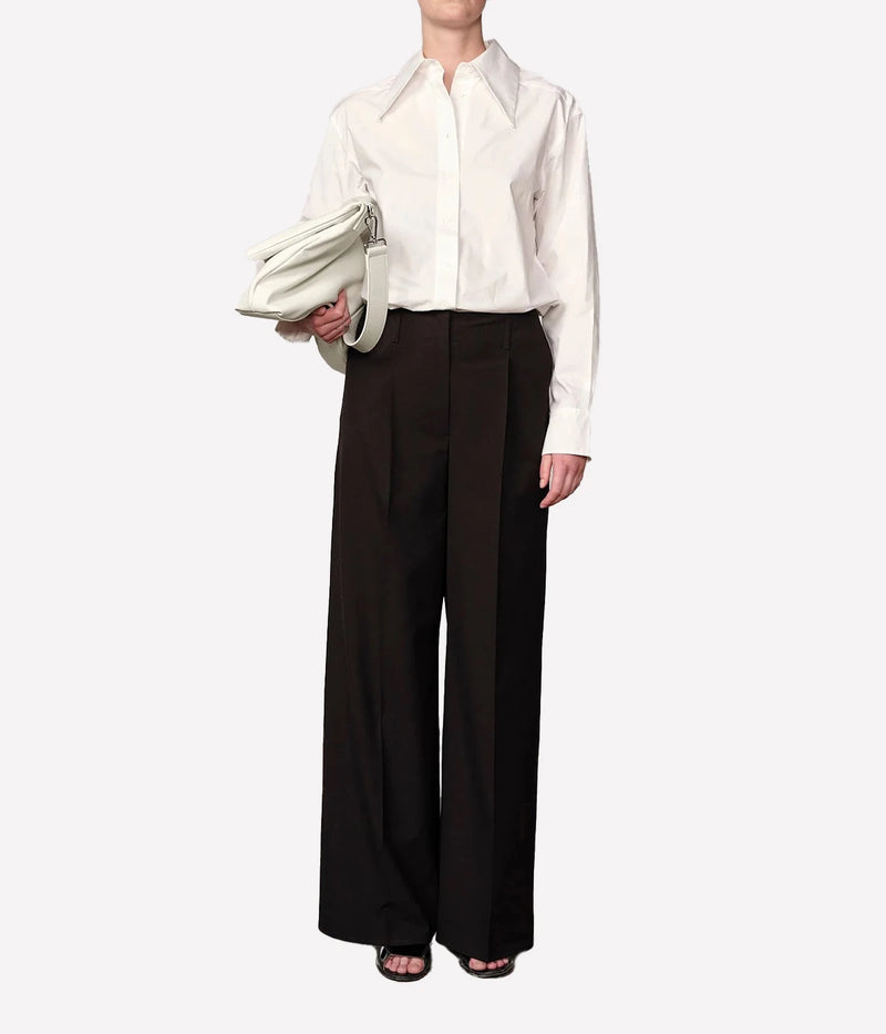 Felicia Midt Waist Pants In Black