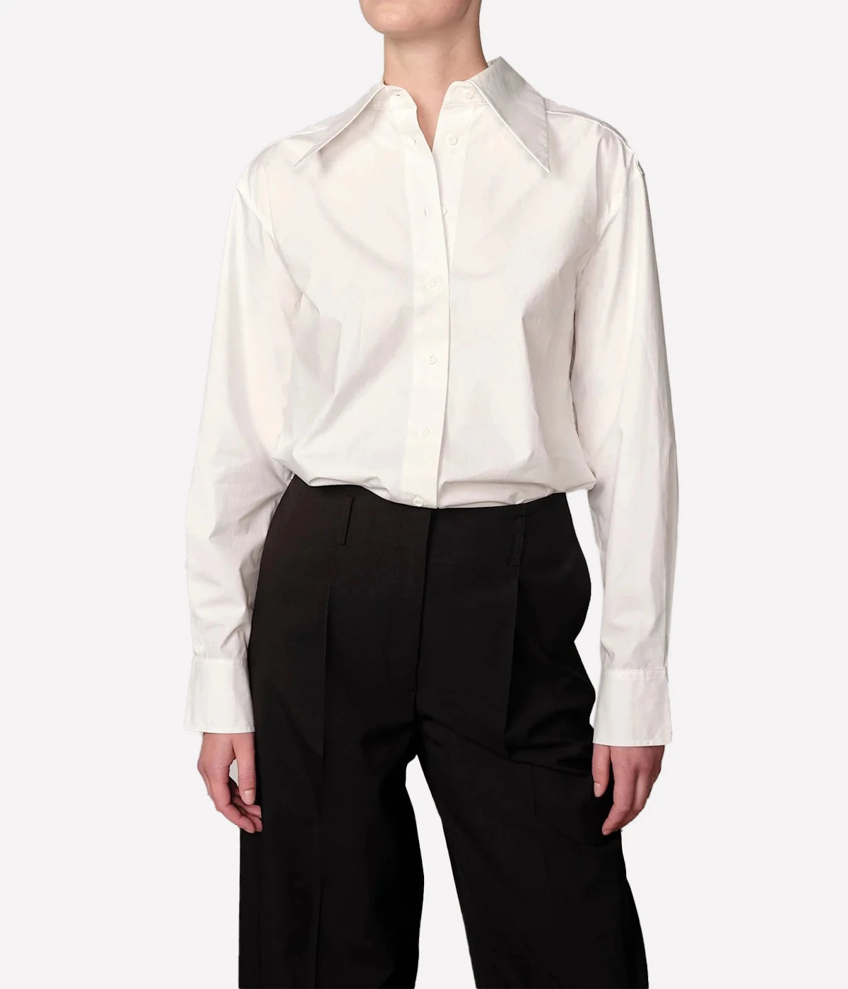 Felicia Midt Waist Pants In Black