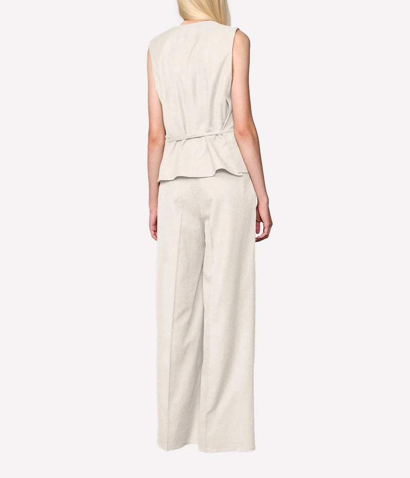Samos Vest In White