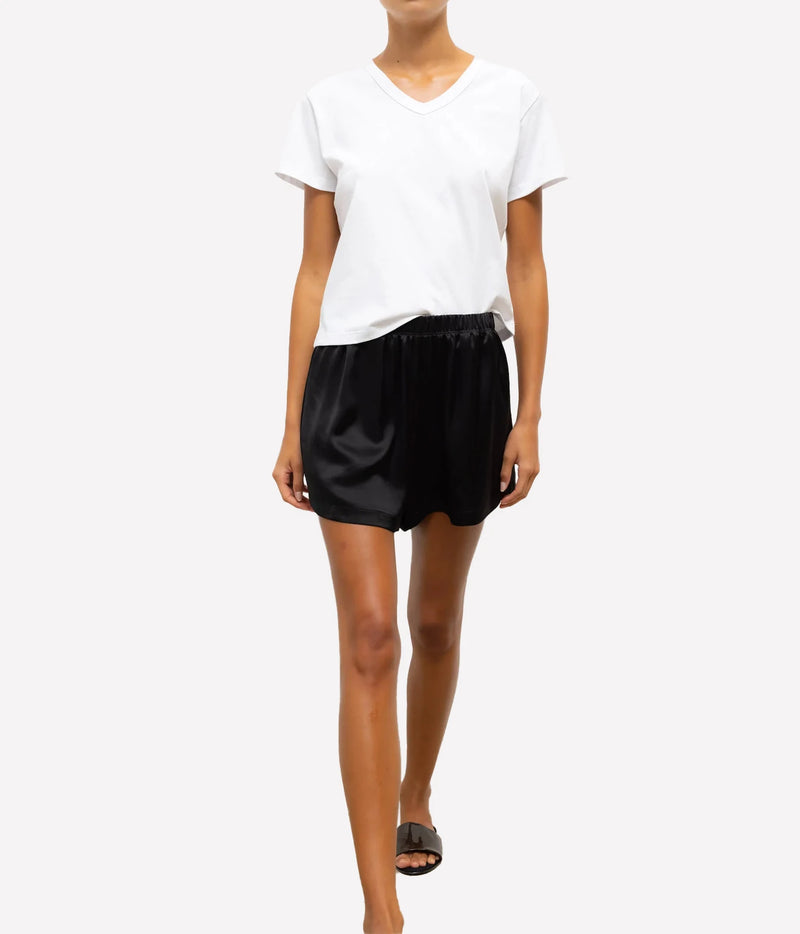 The Margo Vee Neck Tee in White