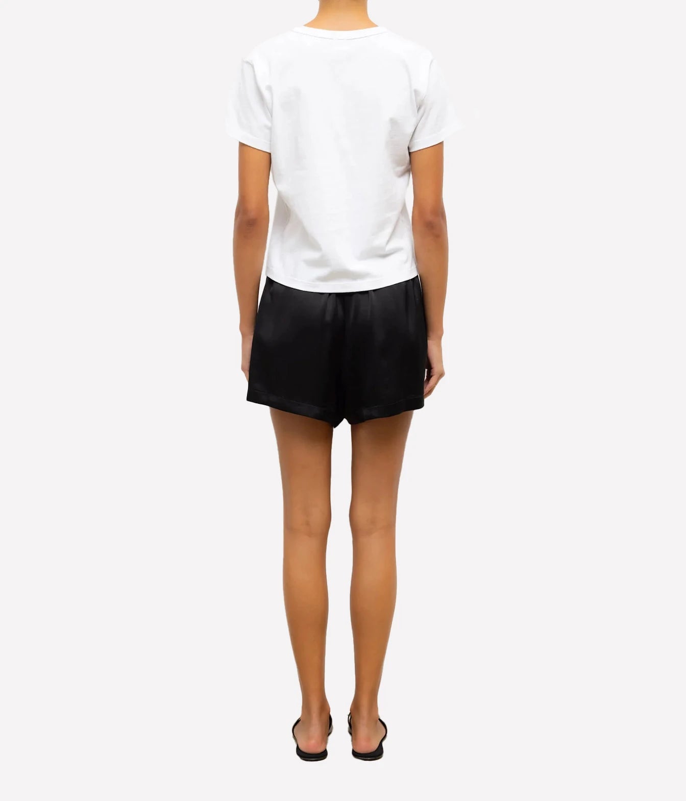 The Margo Vee Neck Tee in White