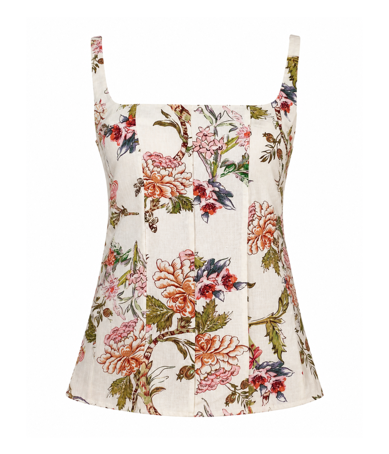 Peplum Top In Ivory