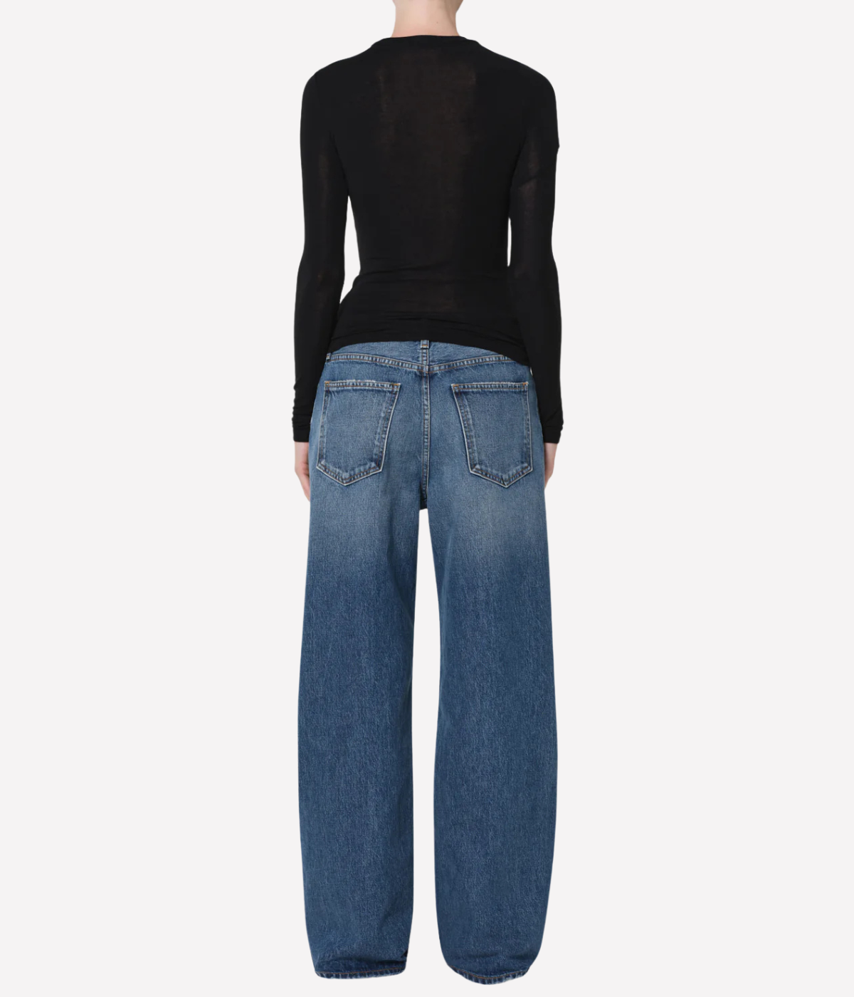 Low Slung Baggy Jean in Selection