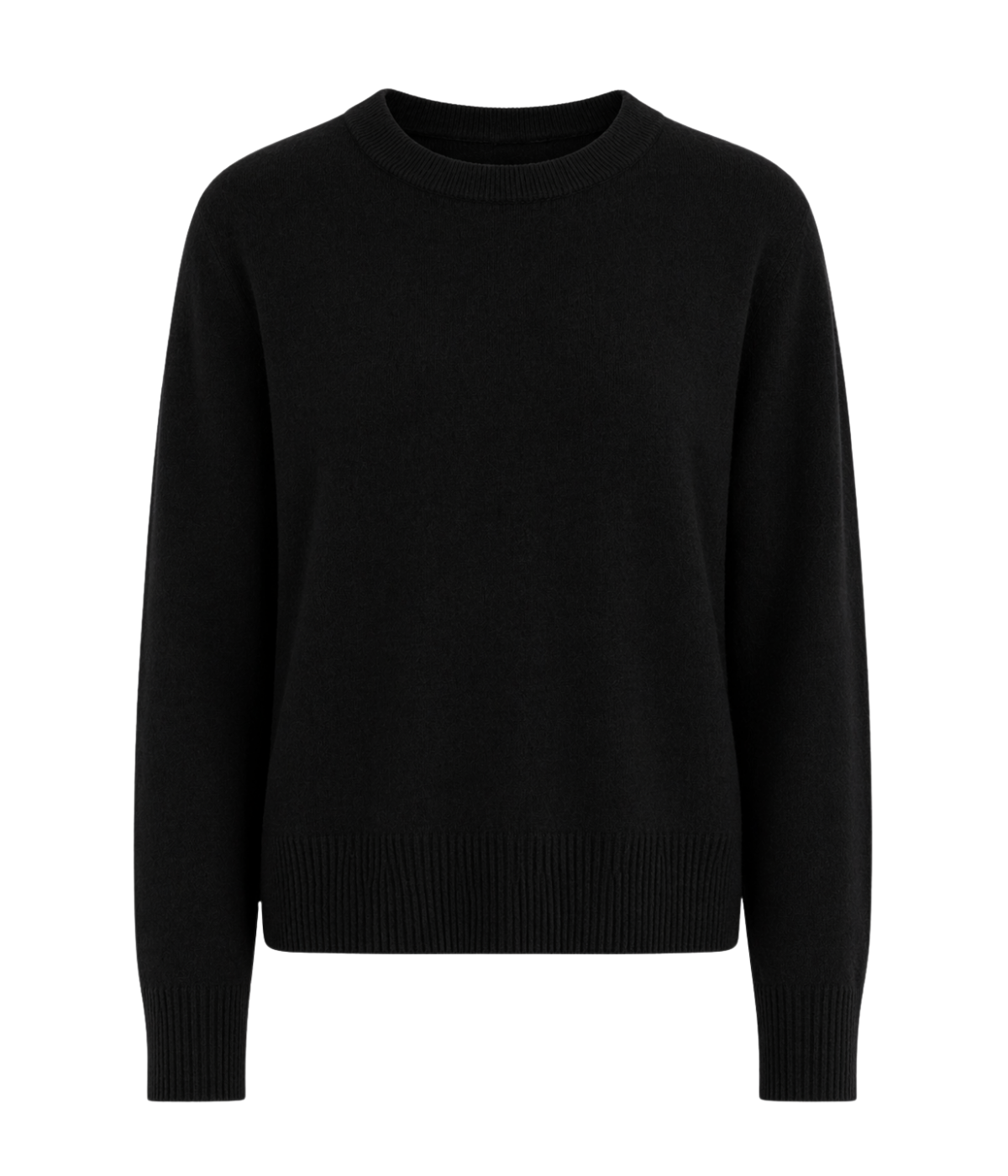 Cashmere Round Neck in Black