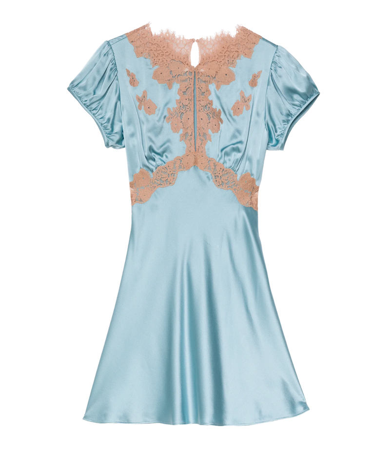Julia Dress in Deep Aquamarine