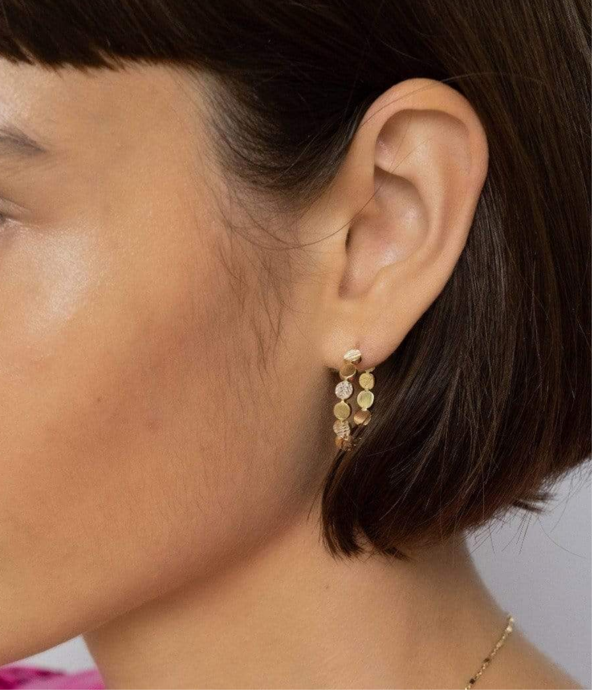 Bea 1" Hoops In Gold & Silver