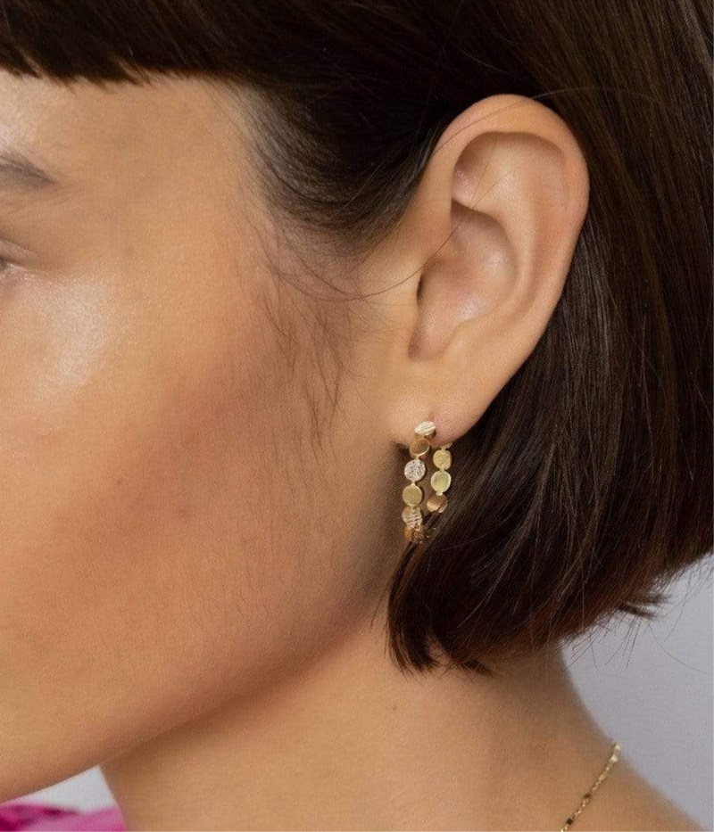 Bea 1" Hoops In Gold & Silver
