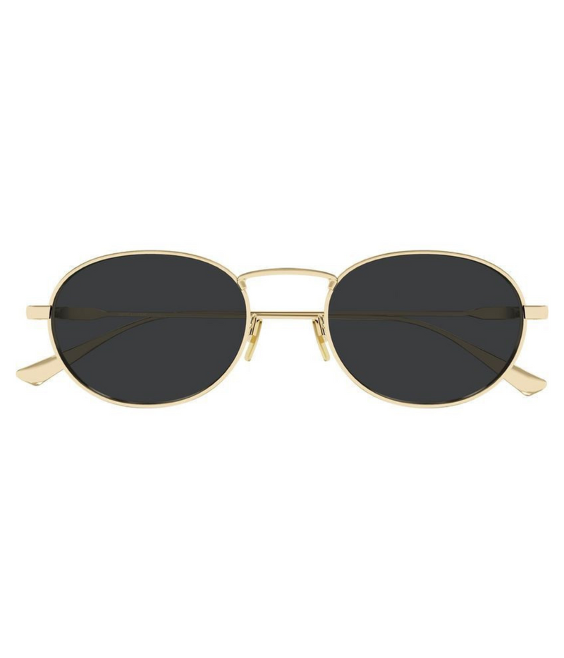 Small Round Sunglasses in Gold & Black