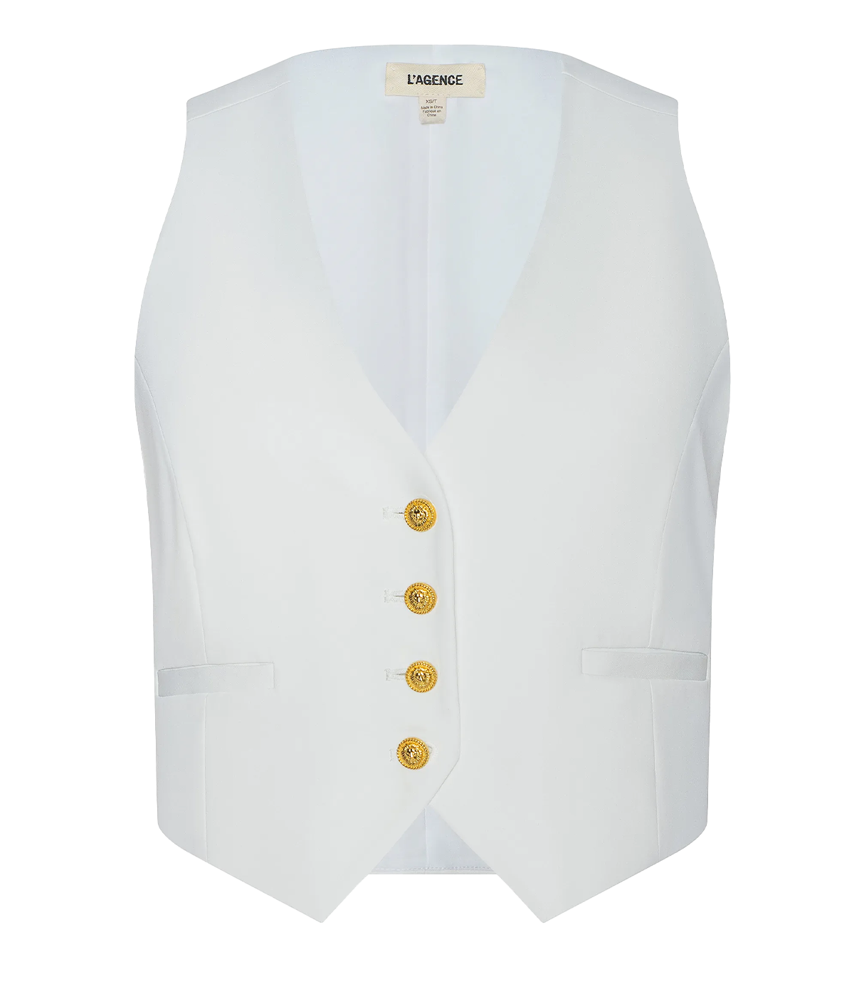 Jianna Short Vest In Ivory