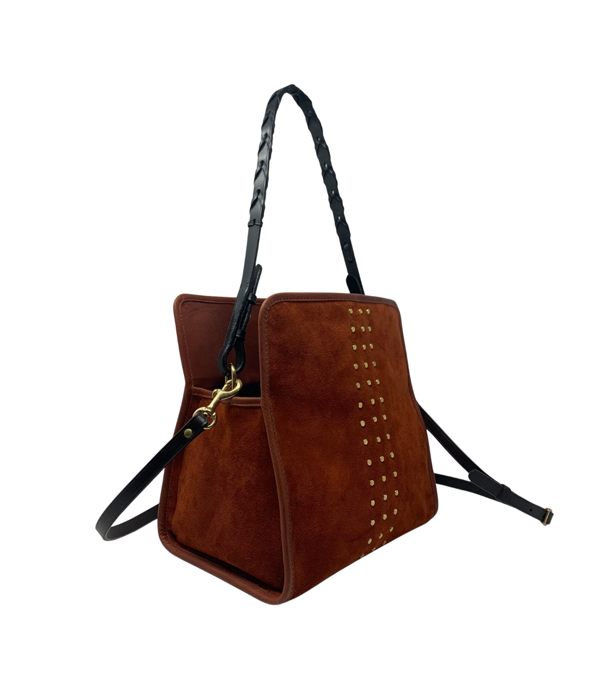Ella Bag Small Stud In Rust