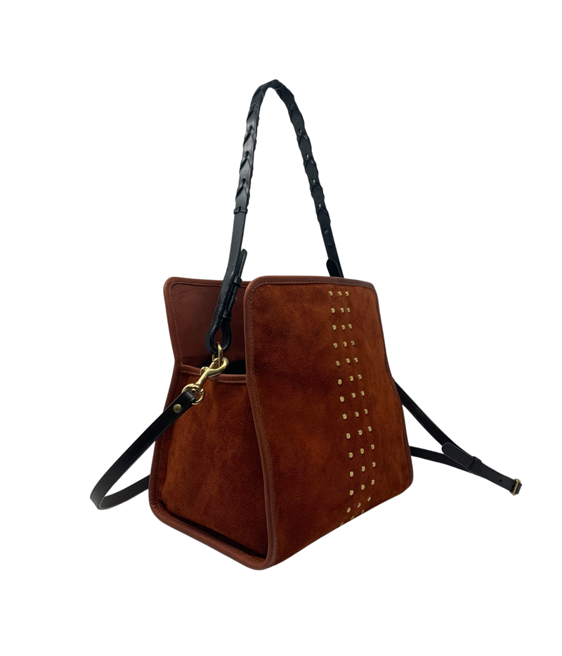 Ella Bag Small Stud In Rust