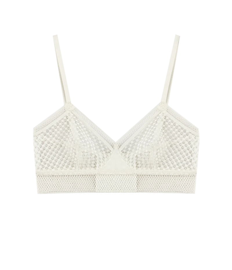 Bella Soft Cup Triangle Bra in Ivory