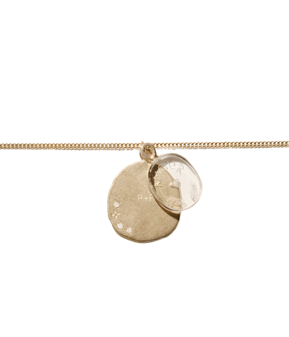 L'amour Necklace in Gold