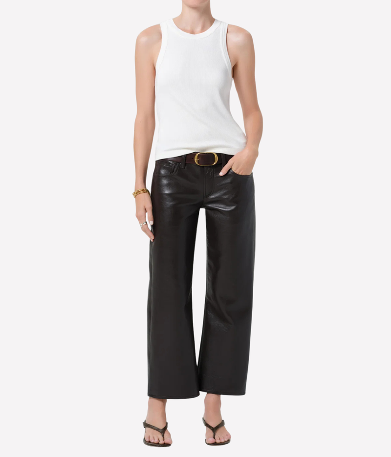 Isabel Rib Tank In White