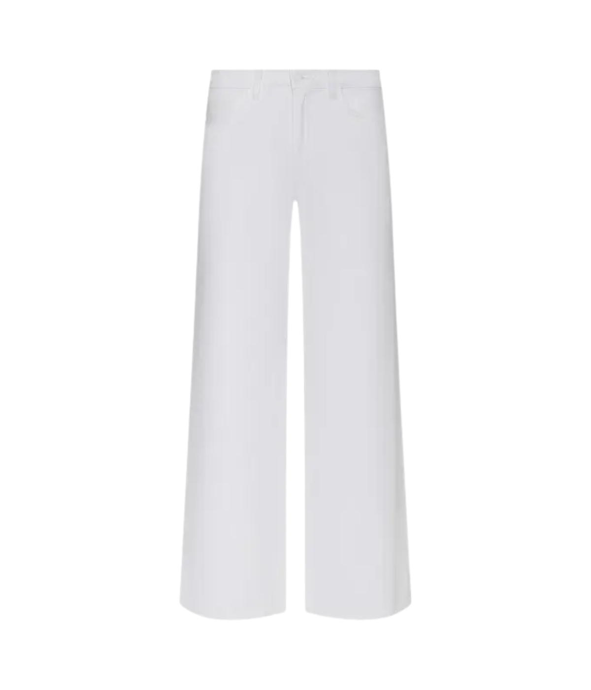 Alicent H/R Wide Leg Jean in Blanc
