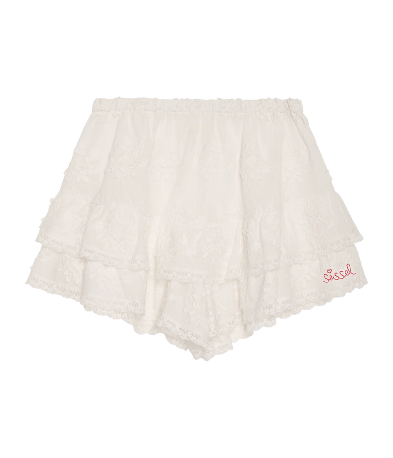 Delphine Shorts in Off White