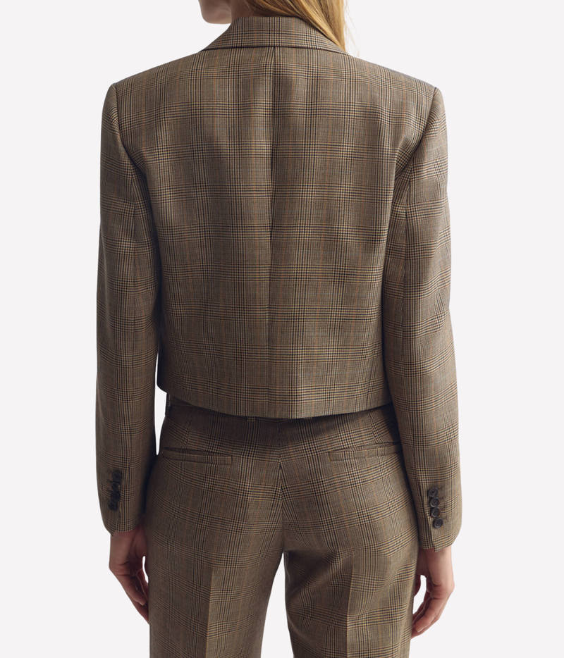 Swan Jacket In Glen Tan