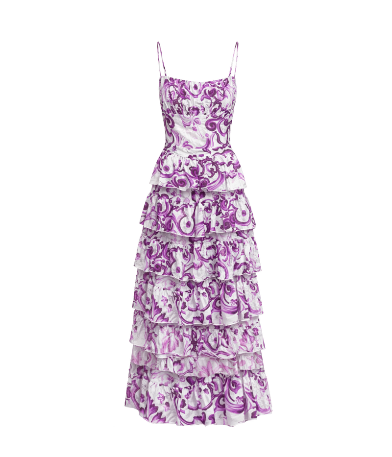 Bon Bon Dress in Maio Viola