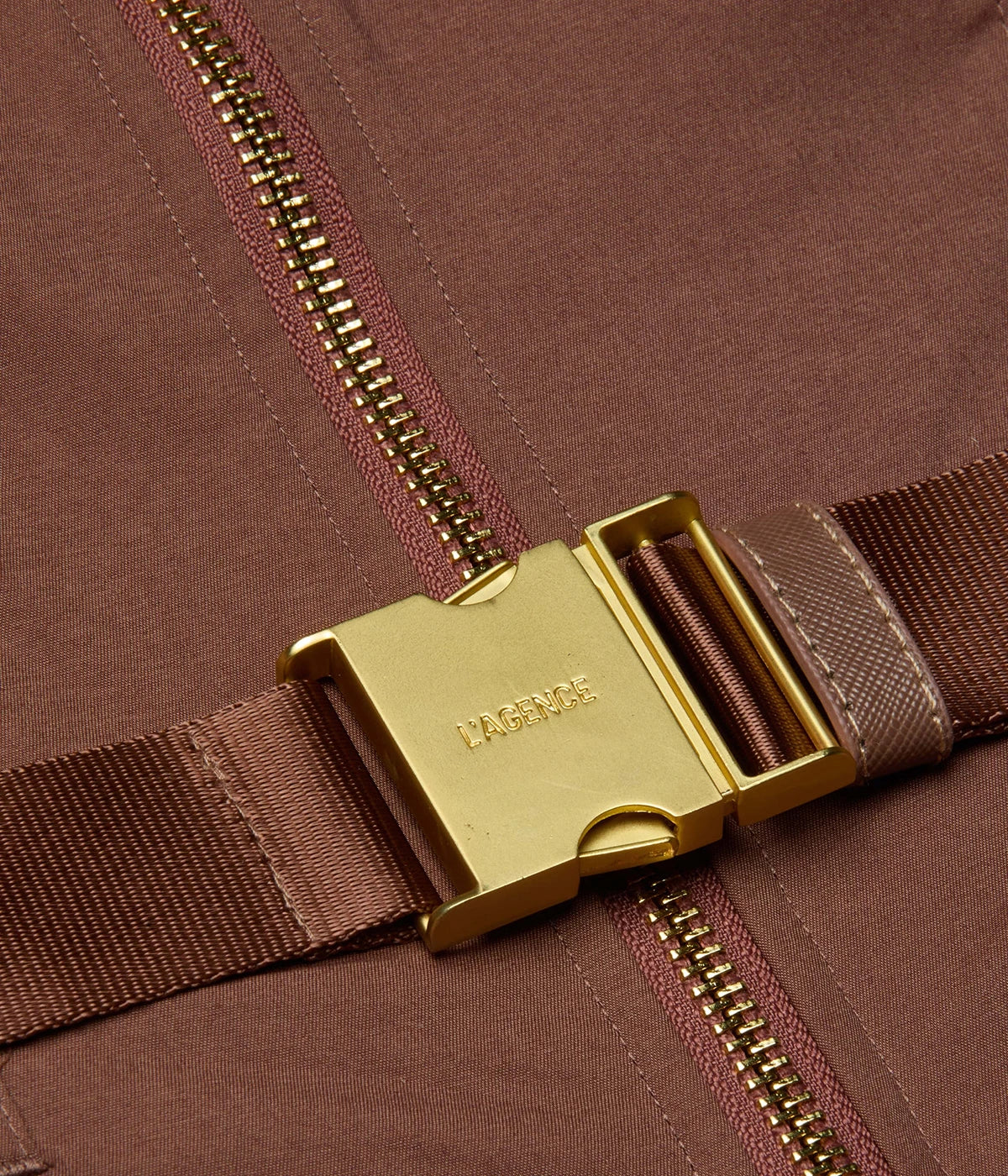 Kolton Midi Dress in Sepia Brown