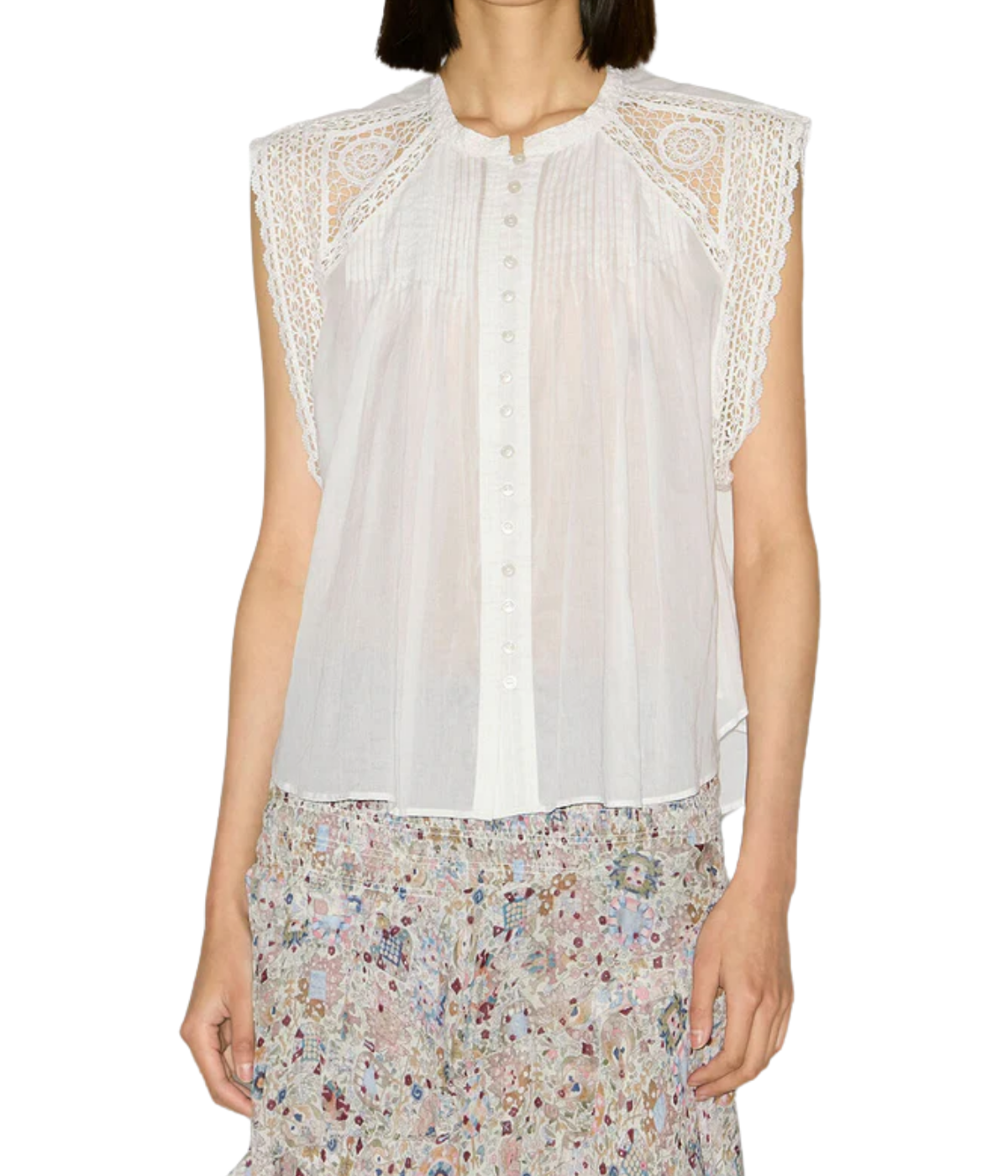 Gresia Top in White