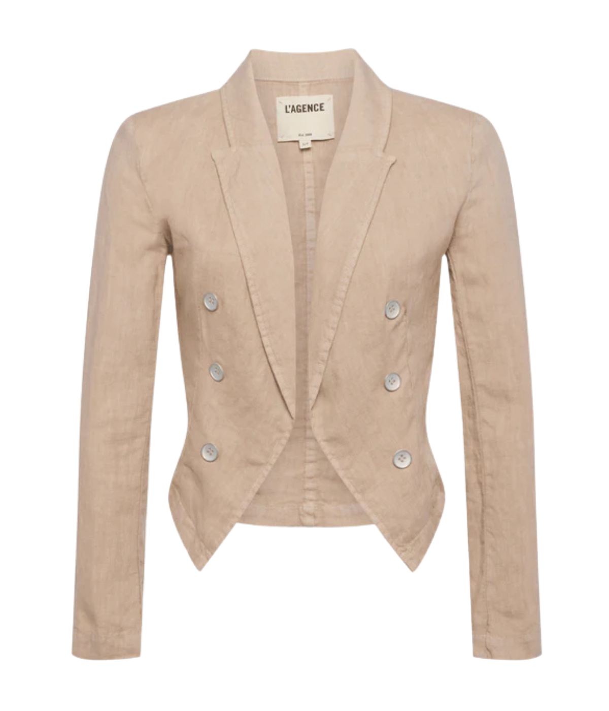 Wayne Cropped Jacket in Doeskin