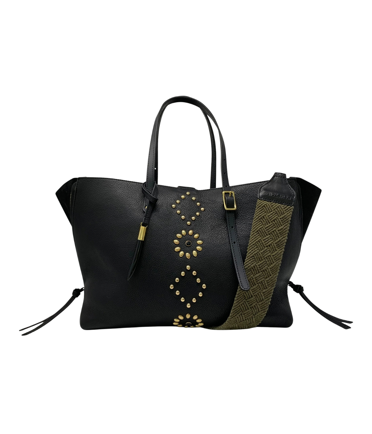 Jet Stud Kingsbridge Tote In Black