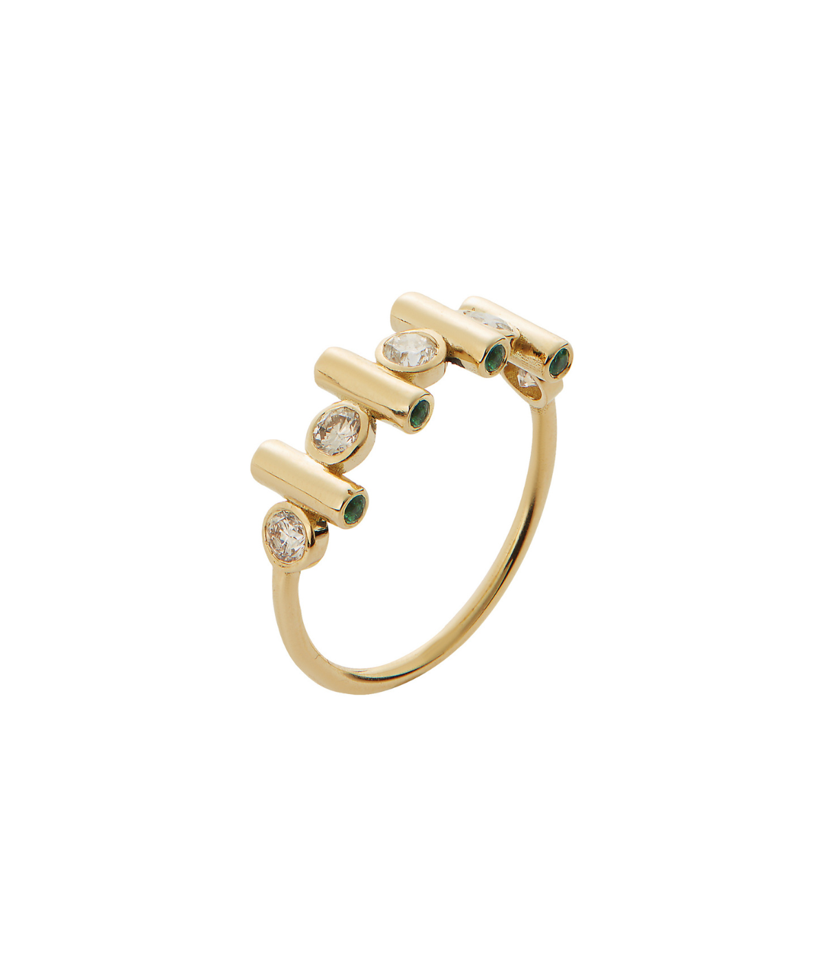 Celestial Orbit Ring in 18K Yellow Gold