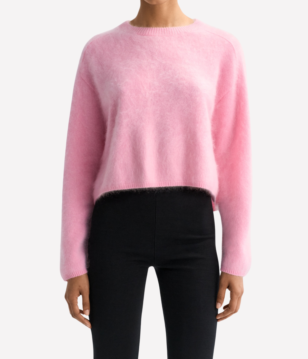 Brushed Crewneck in Pink