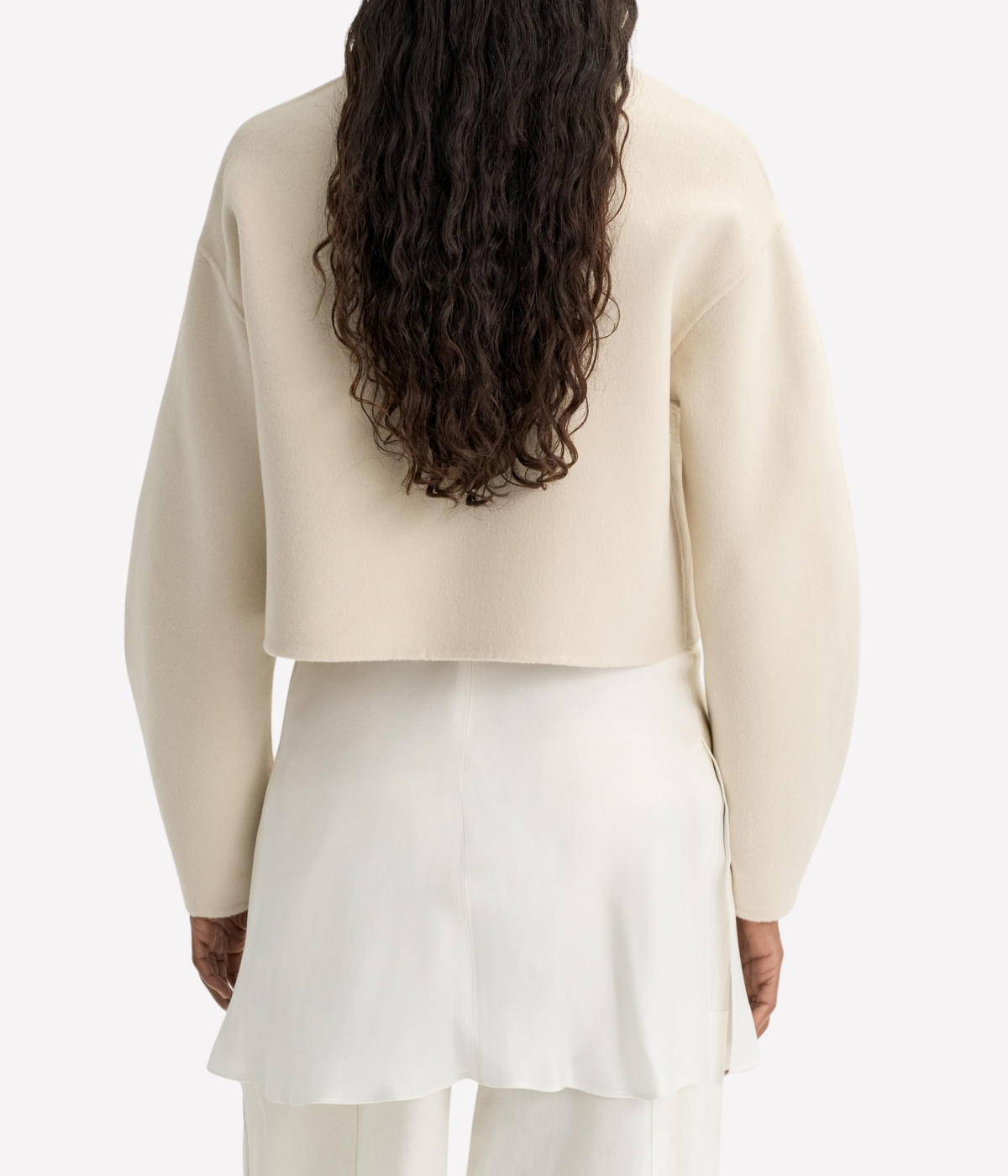 Zip Jacket in Cream