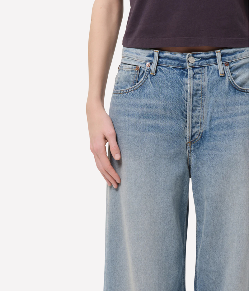Low Slung Baggy Jean in Reset